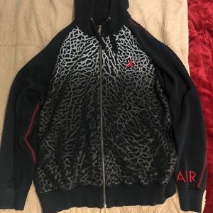 jordan elephant print hoodie